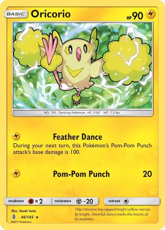 Oricorio - Pokemon Guardians Rising #46