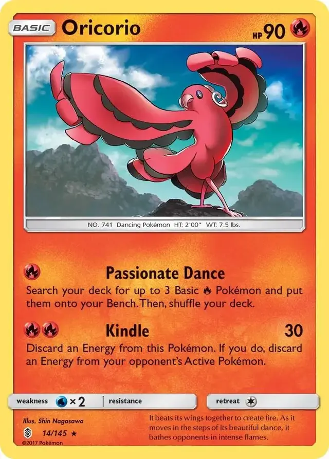 Oricorio - Pokemon Guardians Rising #14