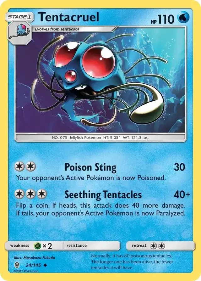 Tentacruel - Pokemon Guardians Rising #24