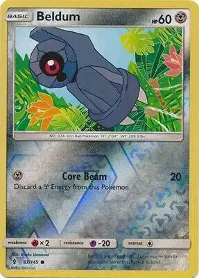 Beldum [Reverse Holo] - Pokemon Guardians Rising #83