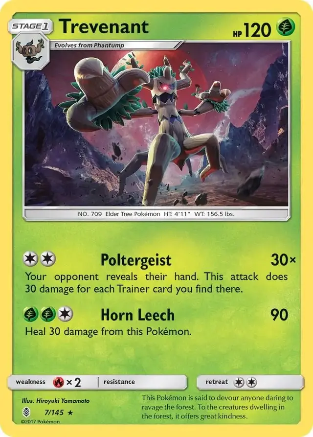 Trevenant - Pokemon Guardians Rising #7