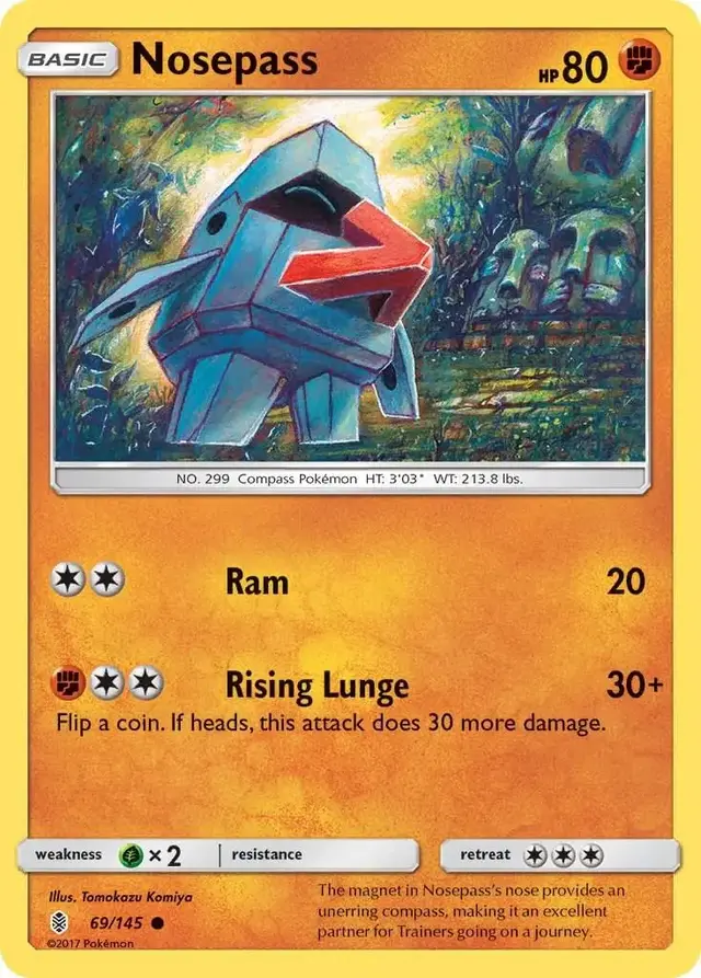 Nosepass - Pokemon Guardians Rising #69