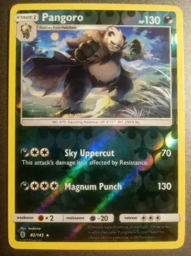 Pangoro [Reverse Holo] - Pokemon Guardians Rising #82