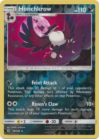 Honchkrow [Reverse Holo] - Pokemon Guardians Rising #79