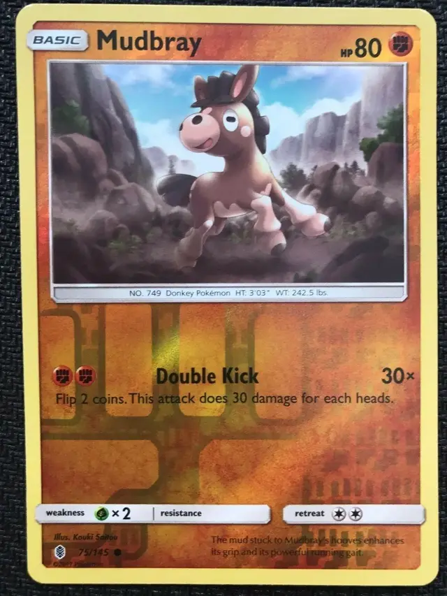 Mudbray [Reverse Holo] - Pokemon Guardians Rising #75