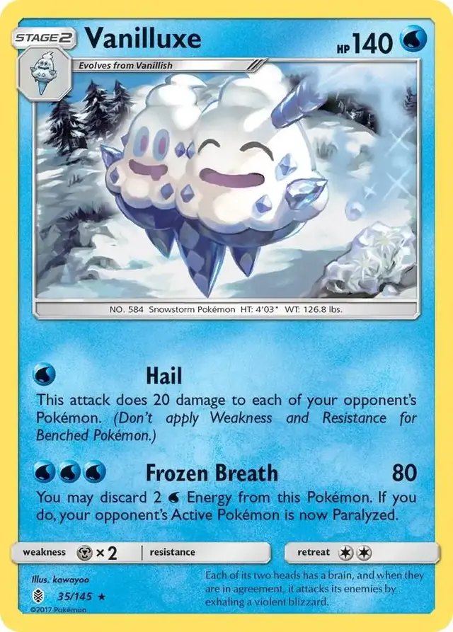 Vanilluxe - Pokemon Guardians Rising #35