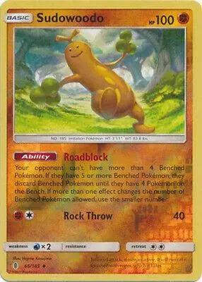 Sudowoodo [Reverse Holo] - Pokemon Guardians Rising #66