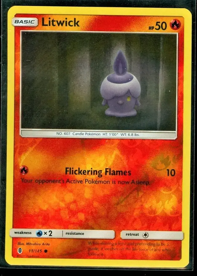 Litwick [Reverse Holo] - Pokemon Guardians Rising #11