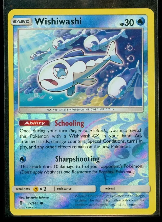 Wishiwashi [Reverse Holo] - Pokemon Guardians Rising #37