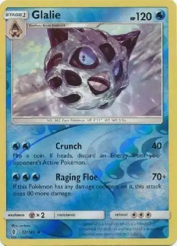 Glalie [Reverse Holo] - Pokemon Guardians Rising #32
