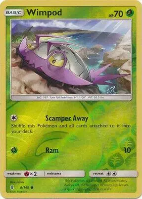 Wimpod [Reverse Holo] - Pokemon Guardians Rising #8