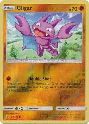 Gligar [Reverse Holo] - Pokemon Guardians Rising #67