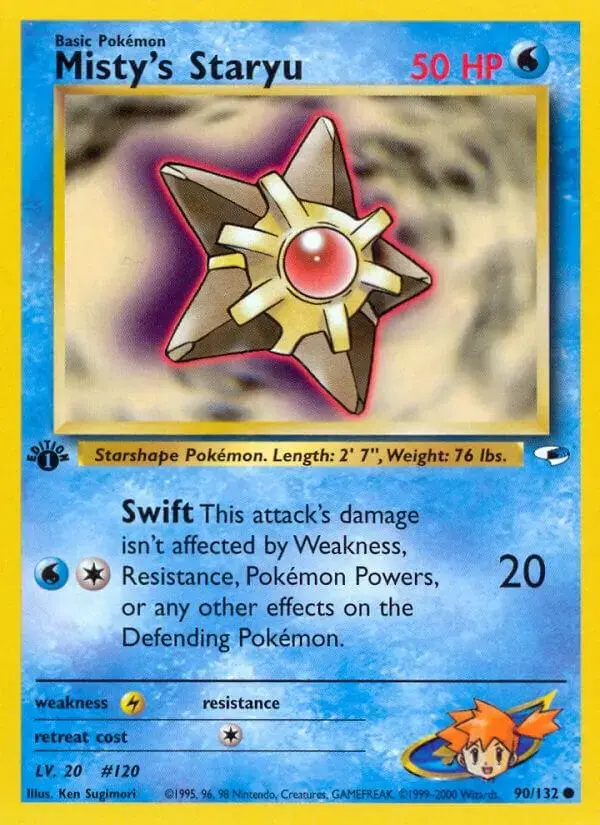 Misty's Staryu [1st Edition] - Pokemon Gym Heroes #90