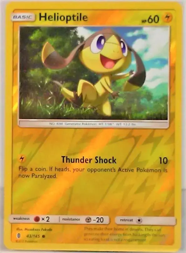 Helioptile [Reverse Holo] - Pokemon Guardians Rising #43