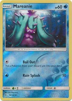 Mareanie [Reverse Holo] - Pokemon Guardians Rising #39