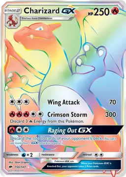 Charizard GX #150 - Pokemon Burning Shadows