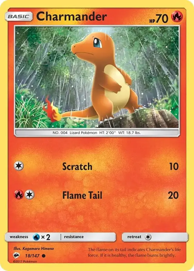 Charmander - Pokemon Burning Shadows #18