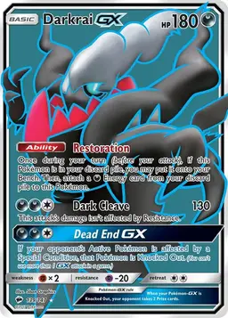 Darkrai GX 139 - Pokemon Burning Shadows