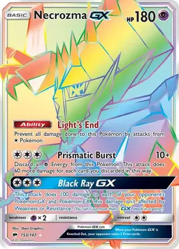 Necrozma GX 153 - Pokemon Burning Shadows