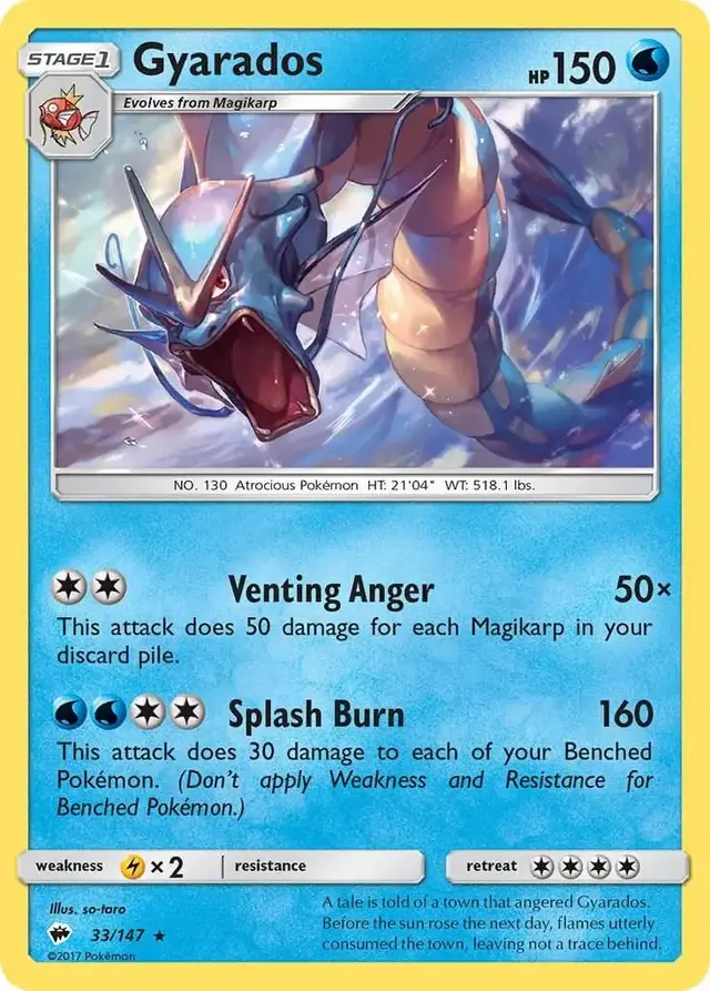 Gyarados - Pokemon Burning Shadows #33