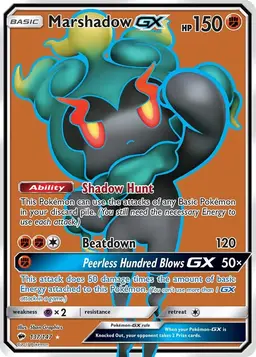 Marshadow GX 137 - Pokemon Burning Shadows