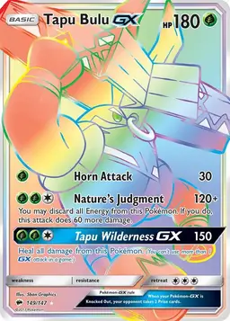Tapu Bulu GX 149 - Pokemon Burning Shadows