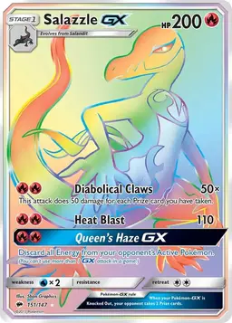 Salazzle GX 151 - Pokemon Burning Shadows