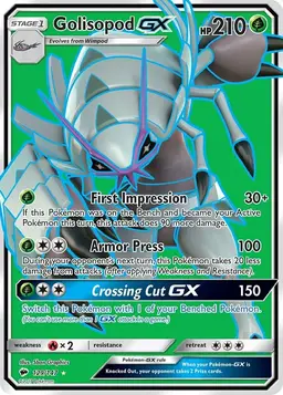 Golisopod GX 129 - Pokemon Burning Shadows