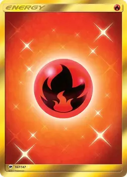 Fire Energy 167 - Pokemon Burning Shadows