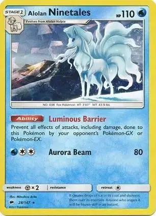 Alolan Ninetales [Cracked Ice] - Pokemon Burning Shadows #28