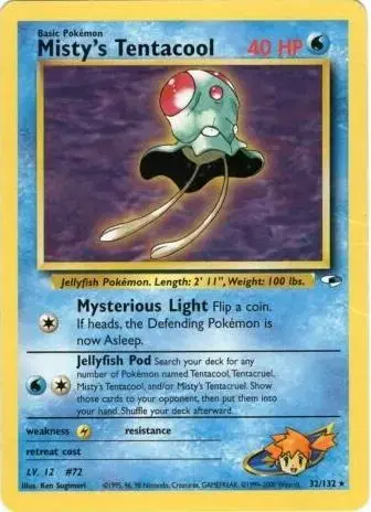 Misty's Tentacool - Pokemon Gym Heroes #32