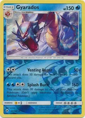 Gyarados [Reverse Holo] - Pokemon Burning Shadows #33