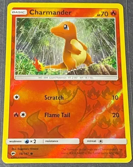 Charmander [Reverse Holo] - Pokemon Burning Shadows #18
