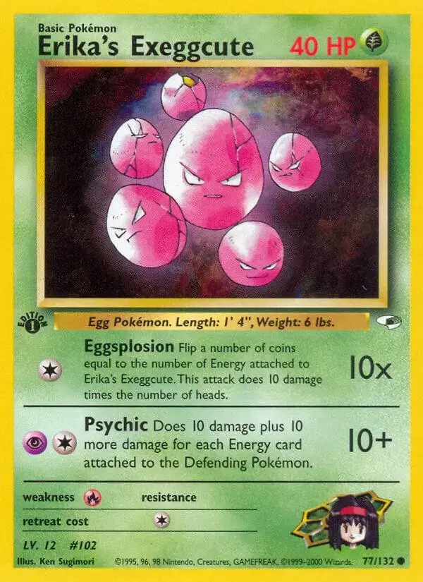 Erika's Exeggcute [1st Edition] - Pokemon Gym Heroes #77