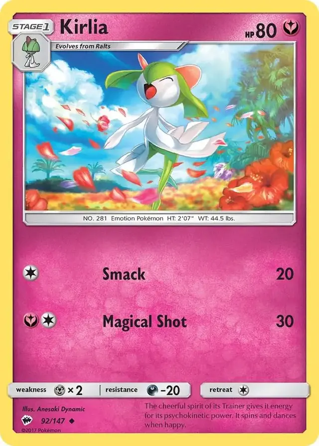 Kirlia - Pokemon Burning Shadows #92