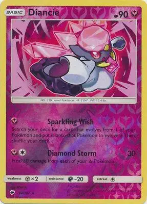 Diancie [Reverse Holo] - Pokemon Burning Shadows #94