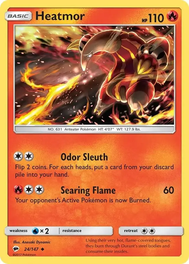 Heatmor - Pokemon Burning Shadows #24