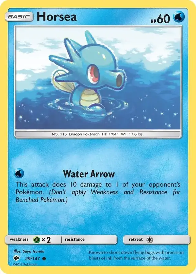Horsea - Pokemon Burning Shadows #29