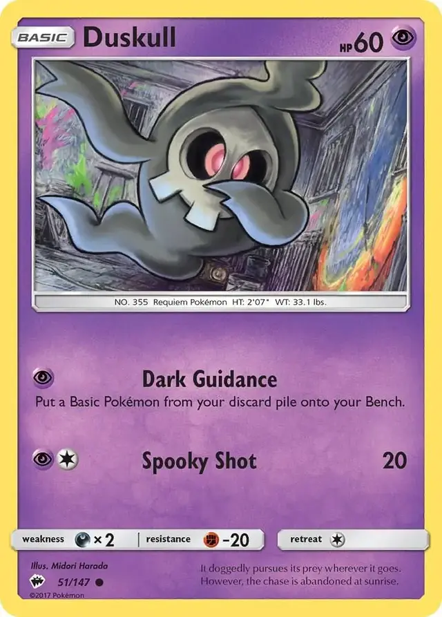 Duskull - Pokemon Burning Shadows #51