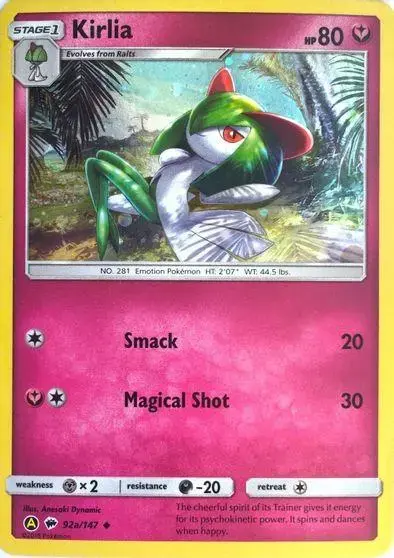 Kirlia - Pokemon Burning Shadows #92a