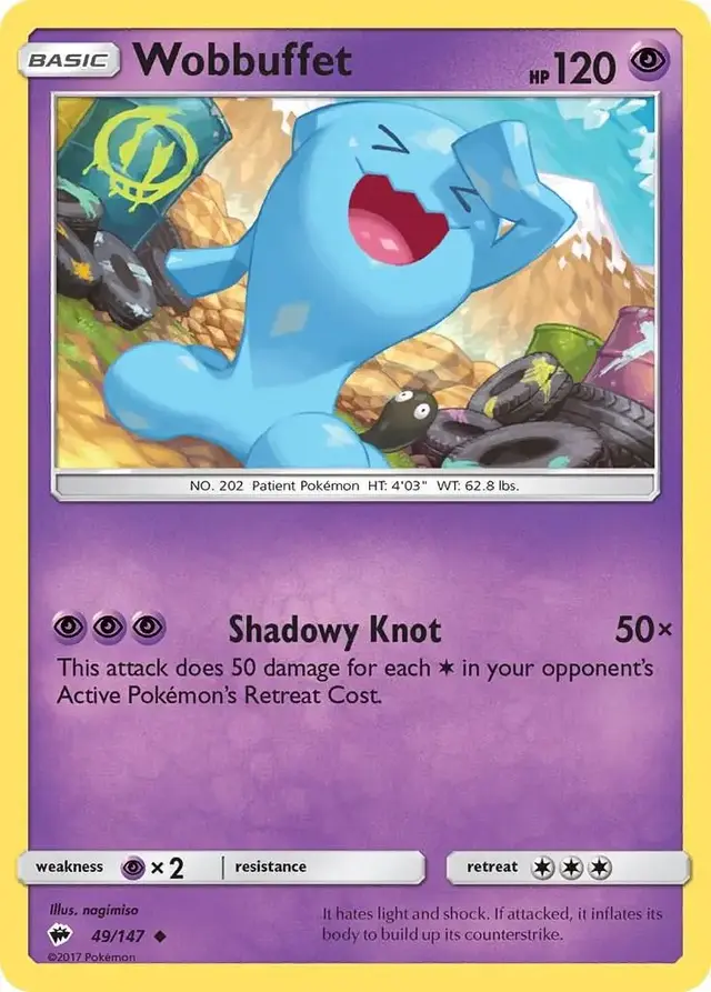 Wobbuffet - Pokemon Burning Shadows #49