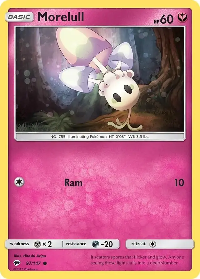 Morelull - Pokemon Burning Shadows #97