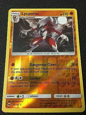 Lycanroc [Reverse Holo] - Pokemon Burning Shadows #75