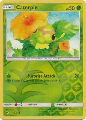 Caterpie [Reverse Holo] - Pokemon Burning Shadows #1