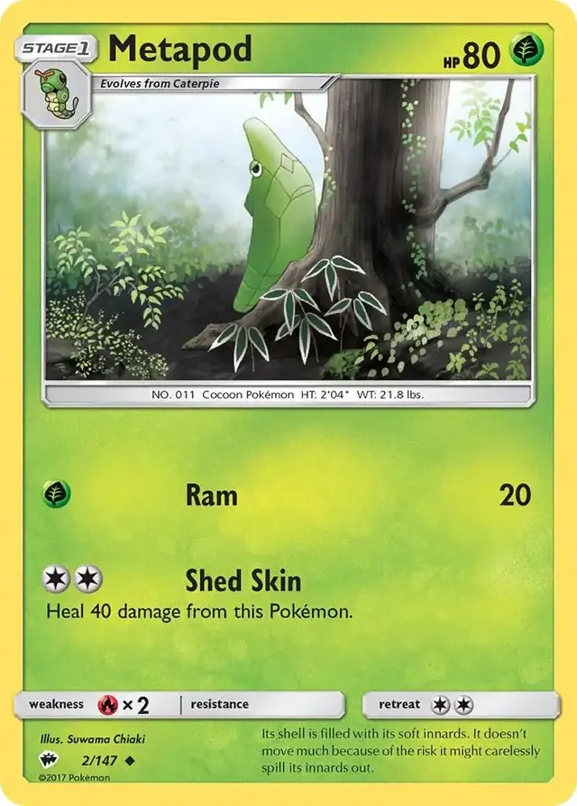 Metapod - Pokemon Burning Shadows #2