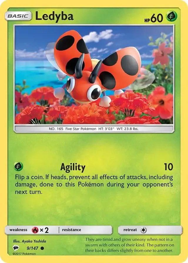 Ledyba - Pokemon Burning Shadows #9