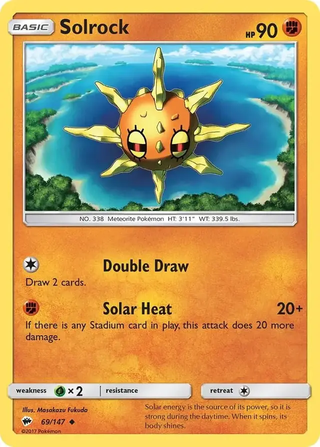 Solrock - Pokemon Burning Shadows #69