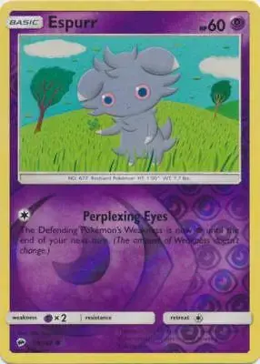 Espurr [Reverse Holo] - Pokemon Burning Shadows #59