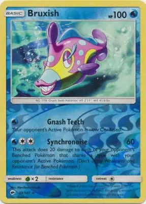 Bruxish [Reverse Holo] - Pokemon Burning Shadows #38
