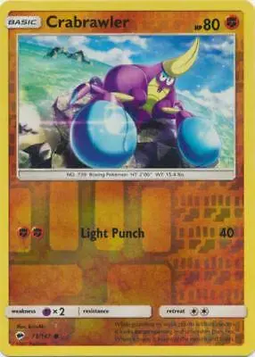 Crabrawler [Reverse Holo] - Pokemon Burning Shadows #73